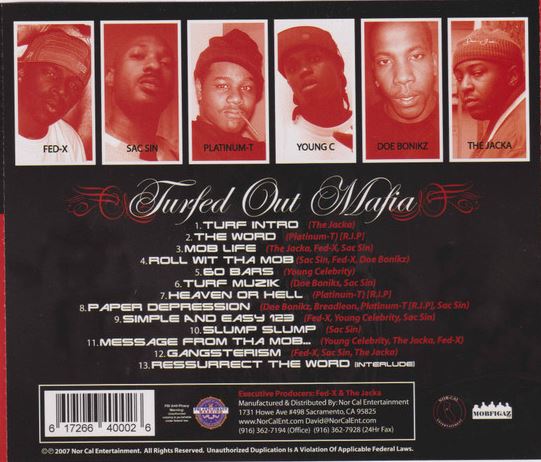 Fed-X & The Turf Terminators Co-starring The Jacka – Turfed Out Mafia