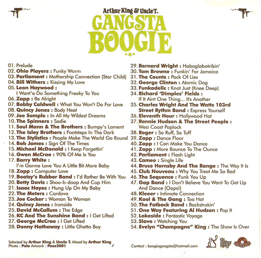 Arthur King & Uncle T - Gangsta Boogie