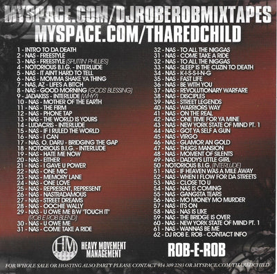 Rob-E-Rob & Redchild: The Official NAS Mixtape
