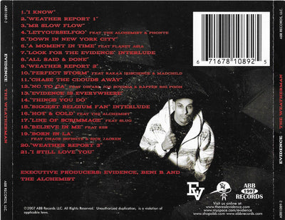 Evidence (2) – The Weatherman LP