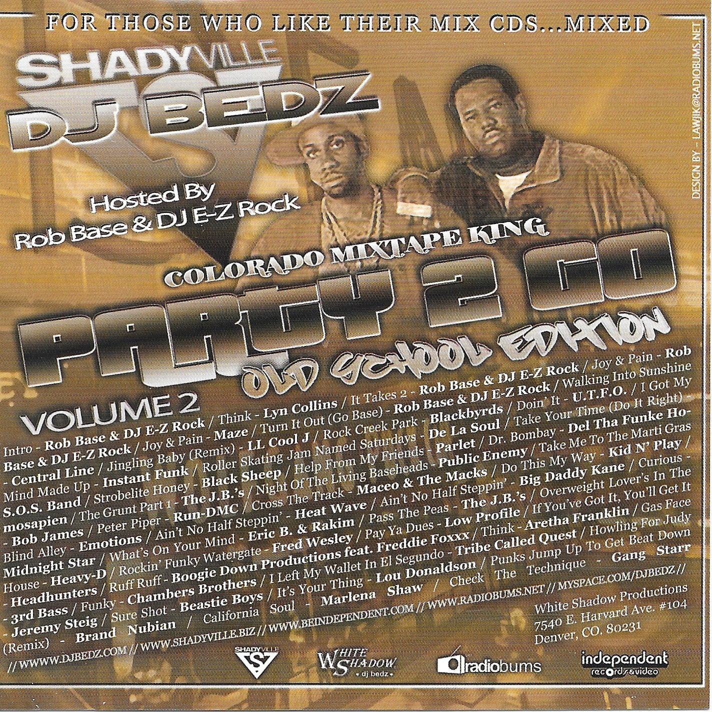 DJ BEDZ PARTY 2 GO OLD SCHOOL EDITION VOL. 2