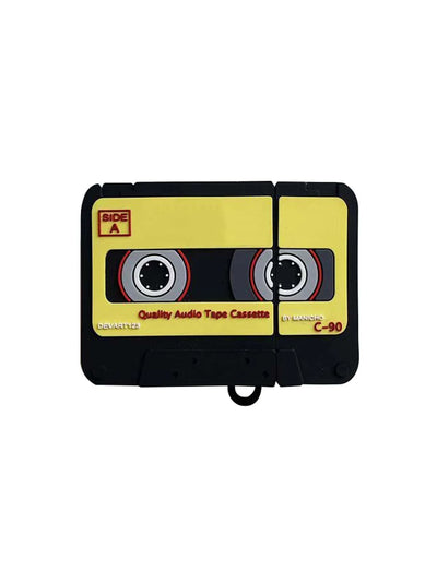 Vivitar Airpods Retro Protective Case Apple Pro Cassette C-90 Silicone w/ Clip